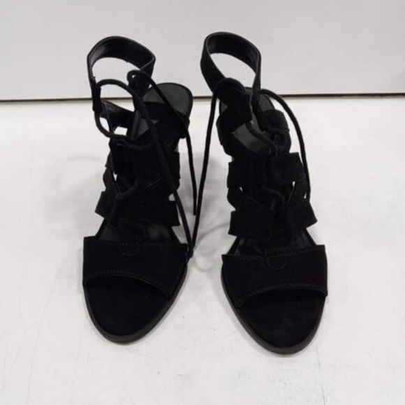 Shoe dazzle women's size US 8.5 BROWN Gladiator sandals with lace up str… - Picture 2 of 10